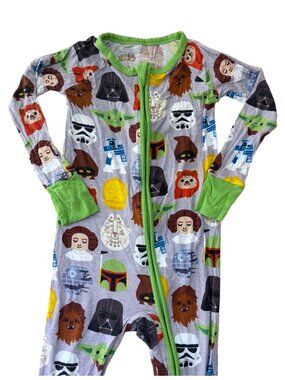 Little Sleepies Star Wars Legends of the Galaxy Bamboo Zippy Sleeper 12-18 month